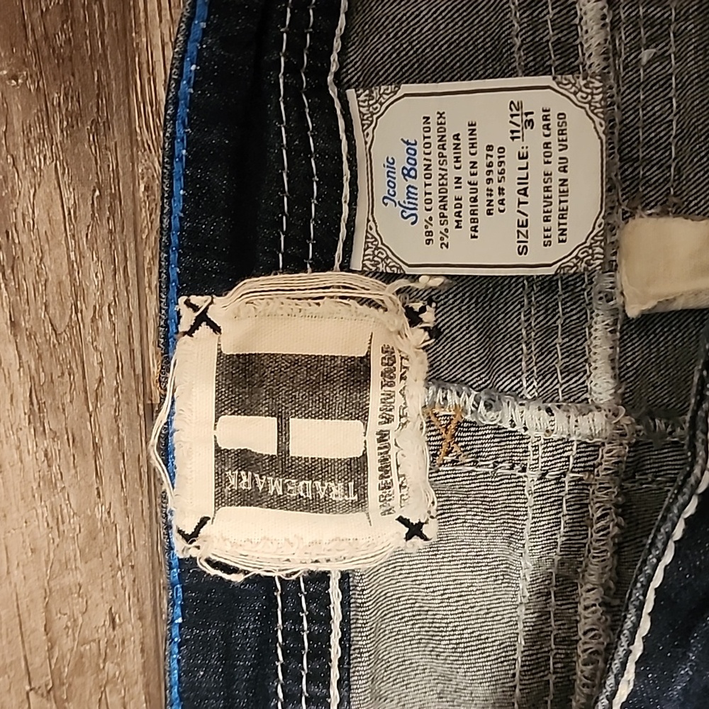 Wm Trademark H jeans​​ size 11/12 W x 33" L - Picture 4 of 8